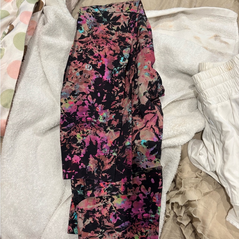lululemon athletica Multicolor Floral Leggings